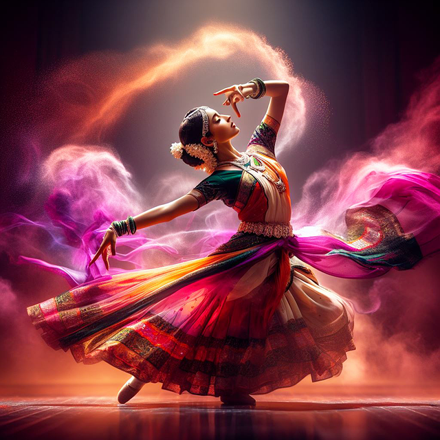 Students learning professional dance at Chhandam Dance Academy in Kolkata