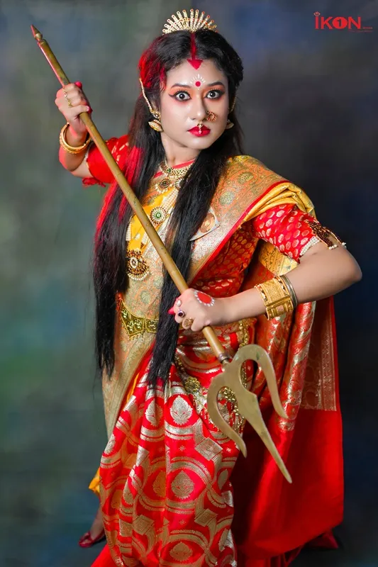 Durga themed classical dance performance at Chhandam Dance Academy Kolkata