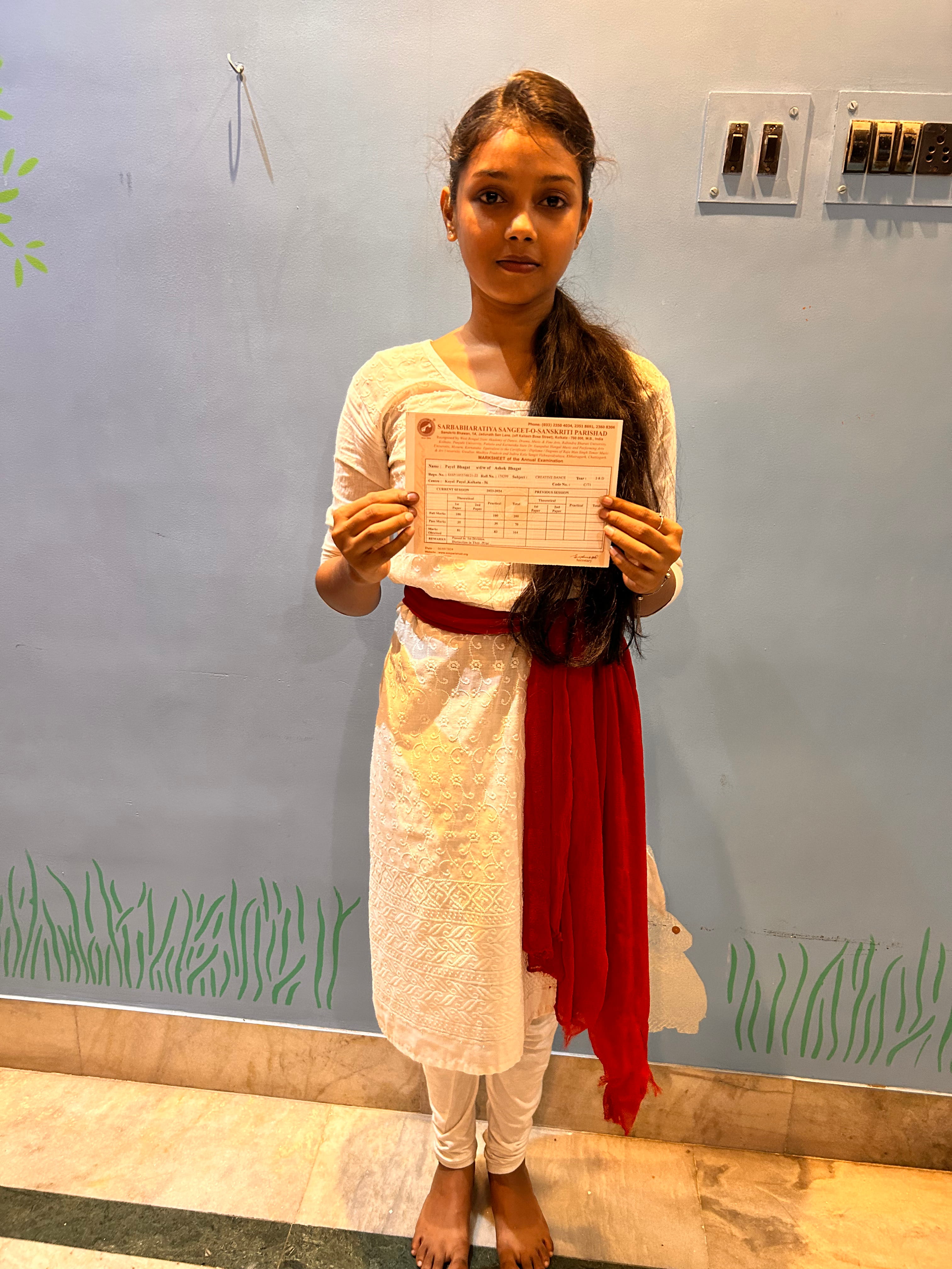 Payel Bhagat teacher and former student at Chhandam Dance Academy Kolkata